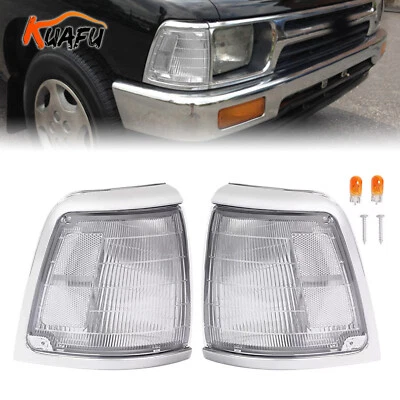 KUAFU Front Clear Corner Lights Lamp For Toyota Pickup Truck 2WD 1992 93 94 1995 - Image 1 of 4