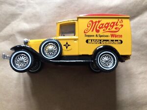 Vintage Matchbox Models Of Yesteryear Y22 1930 Ford A Van Maggis Yellow Box 1978