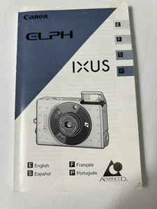 Macchina fotografica vintage Canon ELPH IXUS IX240 ~ SOLO manuale istruzioni - Foto 1 di 4