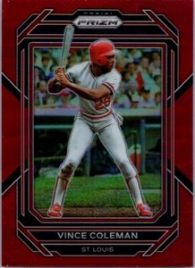 2023 Panini Prizm Red - Vince Coleman #205 St Louis Cardinals - Picture 1 of 2