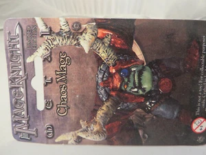 WOTC Chaos Mage Orc Mage Knight edizione limitata pennino in metallo blister pack wizkids - Foto 1 di 3