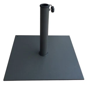 Modern Design Steel Square Slate Market Patio Umbrella Base Adjustable Stand - Picture 1 of 1