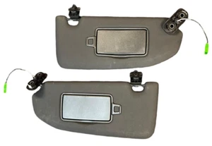 2019-2023 VOLVO XC40 FRONT RIGHT & LEFT SIDE SUNVISOR SUN VISOR BLACK OEM - Picture 1 of 9