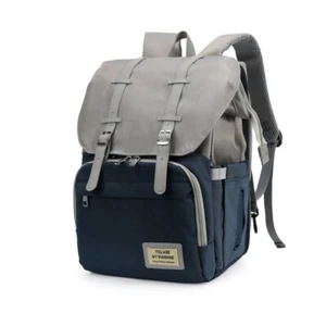Diaper Bag Travel Backpack Foldable Baby Bed Changing Station Mommy Bag - Picture 1 of 9