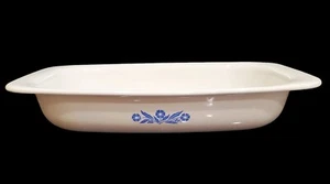 Vintage Corning Ware blau Cornflower P-21 offener Röster Lasagnepfanne 15x10x2,5" - Bild 1 von 9