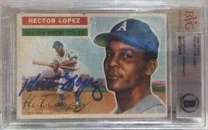 1956 NEW YORK YANKEES signed HECTOR LOPEZ #16 - topps - AUTHENTICATED - Picture 1 of 1