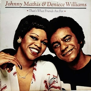 Johnny Mathis & Deniece Williams THAT'S WHAT FRIENDS ARE FOR (LP 33 rpm 12") - Picture 1 of 4
