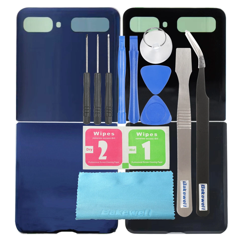 Back Glass Cover Door Housing Replacement For Samsung Galaxy Z Filp F700U F700F - Image 1 of 1