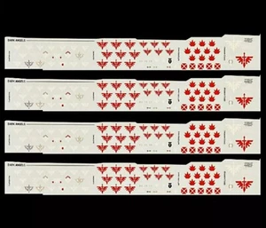 Leviathan Dark Angels Primaris Space Marines Aufkleber Transfers x4 Warhammer 40k - Bild 1 von 1