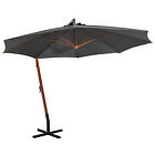 Parasol with  Anthracite 3.5x2.9 m Solid Fir Wood E8N3