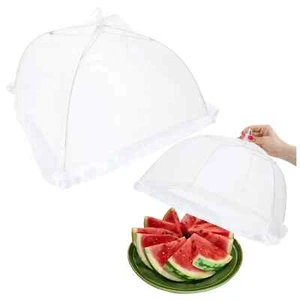 Fliegenhaube Faltbar Lebensmittel Abdeckung Kuchenabdeckung Nylon Netz für Essen - Bild 1 von 7