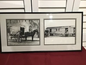 Vintage H. P. Hood & Sons Bilder - - Molkerei - Milch - NH - Boston gerahmt & mattiert - Bild 1 von 5