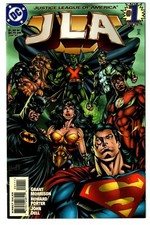 JLA #1 (NM) BATMAN! SUPERMAN! WONDER WOMAN! Grant Morrison Howard Porter 1997 DC