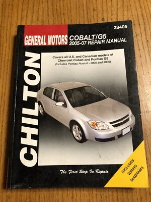 Chevy Cobalt 2005-2009 taller servicio reparación manual diagramas de cableado carrocería motor aire acondicionado Foto 1 de 4