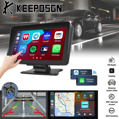 For Hyundai Touch Screen Wireless A/pple Android Carplay Stereo Radio Portable Foto 1 de 4