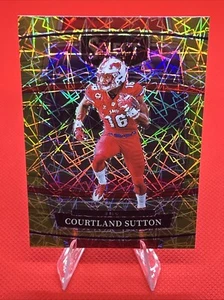 Courtland Sutton 2022 Panini Select Draft Picks #93 Gold Lazer Prizm SMU Broncos - Picture 1 of 2