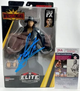 WWE NXT The Undertaker Signed Mattel Elite Wrestlemania Figure Auto JSA COA - Picture 1 of 3