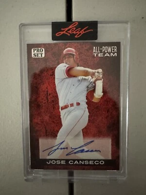2022 Leaf Pro Set All Power Team Jose Canseco Auto - Image 1 of 4