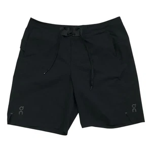 On Cloud Performance Hybrid Shorts XL Mens Black 2-in-1 Quick Dry Running Gym - Picture 1 of 5