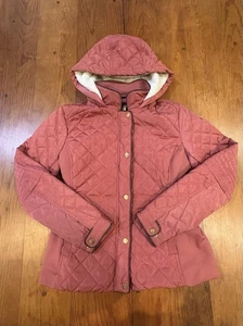 CiSono Los Angeles Outerwear Women Large Full Zip Up Quilted Jacket Burnt Orange - Picture 1 of 8