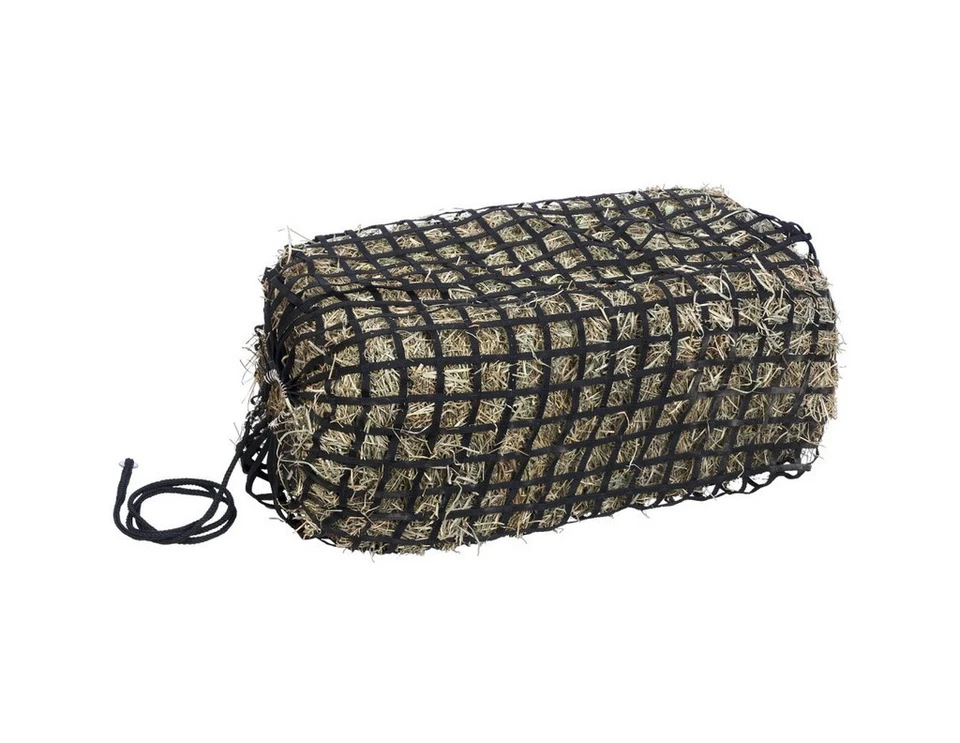 Tough 1 Hay Feeder Nylon Net Slow Feed Square Bale Black 72-1402