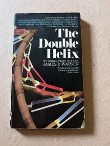 THE DOUBLE HELIX  by James D. Watson  1969 Signet FIRST PRINTING paperback - Imagen 1 de 4