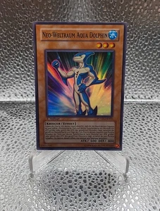 Yugioh Neo-Spacian Aqua Dolphin POTD-EN003 Super Rare 1st Ed LP German - Picture 1 of 4