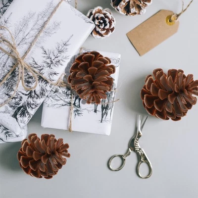 30pcs en plastique Pine Cone artificiel Pine Cône Decorative Pine Cone de Noël - Photo 1/4