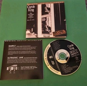 Carole King ‎- The Carnegie Hall Concert June 18, 1971 UDSACD Super Audio CD - Picture 1 of 3