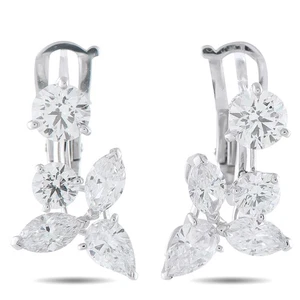 Orecchini De Beers platino 5,0 ct diamanti DB16-100325 - Foto 1 di 3