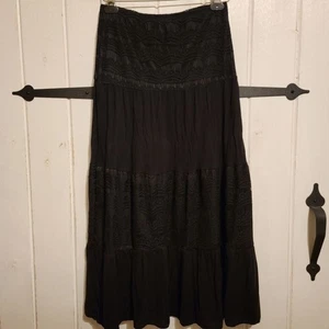 Jason Maxwell Womens Skirt Lace Black Size Medium - Picture 1 of 5