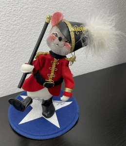 Annalee Marching Band Leader Drum Major Mouse '97 Posable Felt Doll Signed - Picture 1 of 6