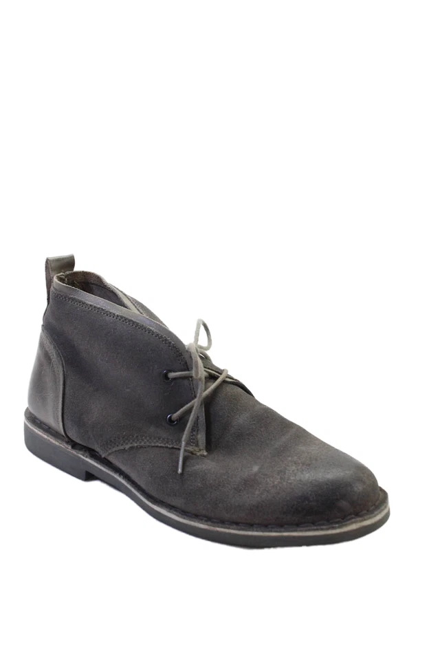 Marc New York Andrew Marc Hombres Gamuza Cordones Botines Gris Talla 8 Foto 1 de 4