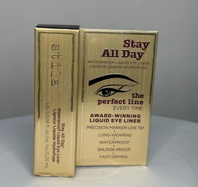 STILA -  Stay All Day Waterproof Intense Liquid Eyeliner (INTENSE BLACK) 0.25ml - Image 1 of 4