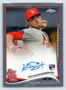 2014 Topps Chrome Certified Autograph Issue - #81 Kevin Siegrist - Rookie - Auto - Picture 1 of 2