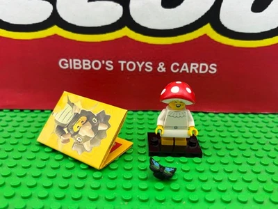 NEW & SEALED LEGO MUSHROOM SPRITE figure LEGO MINIFIGURE SERIES 25 71025 no box - Image 1 of 2