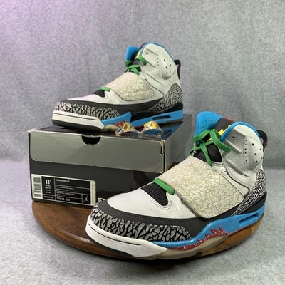 Air Jordan Son of Mars Shoes Mens Size 11.5 Grey Blue Elephant Print 512245-030 - Image 1 of 4