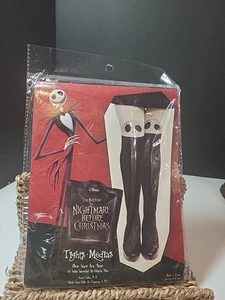DISNEY NIGHTMARE BEFORE CHRISTMAS TIGHTS ONE SIZE FITS MOST SIZE 9-11 JACK FACES - Picture 1 of 4