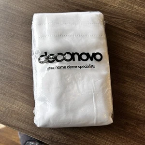Deconovo Total Blackout Curtains Sun Blocking Drapes Gray Panel 36" x 80" - Picture 1 of 3