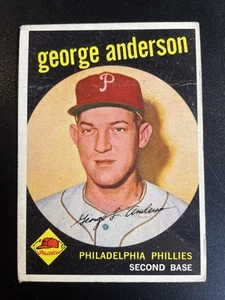 1959 Topps Set-Break #338 Sparky Anderson RC LOW GRADE (crease) - Picture 1 of 2