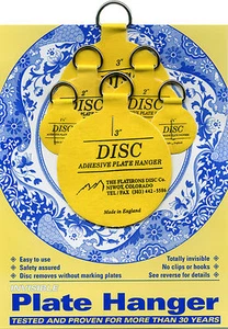 Juego pequeño surtido de perchas de placas adhesivas de disco de 2x1,25", 2x2" y 2x3" - Imagen 1 de 8