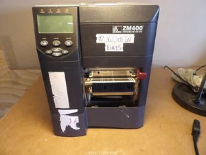 Zebra ZM400 Thermal Barcode Label Printer 104mm LAN USB - 12,363,705 IN / LINES - Afbeelding 1 van 6