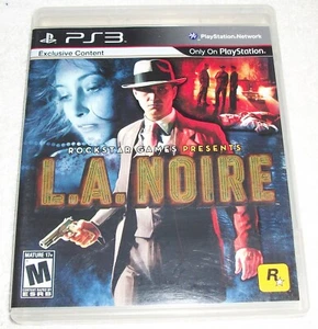 L.A. Noire (Sony PlayStation 3, 2011) PS3 Video Game Disk and Jewel case - Picture 1 of 4
