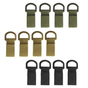4pcs * Tactical D shape Hanging Buckle Clasp Ring For Webbing Molle System - Picture 1 of 11