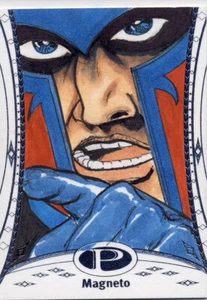 2014 Marvel Premier Parallel Base Sketch Card #52 Magneto Thorne - Picture 1 of 1