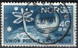 1674 Noruega 1949, NK 382 SON Stavern 27 IV 51 (VF) - Imagen 1 de 1