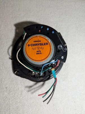 OEM Chrysler Dodge Models 5.5" Infinity Speaker 4469285 4878 36670 Tested, Works - Image 1 of 4