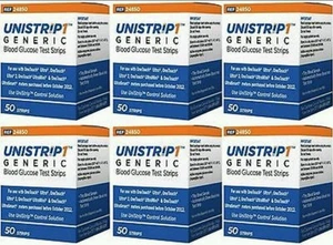 UniStrip Glucose Test Strips 300 ct, Generic For One Touch Ultra Strips - Picture 1 of 2