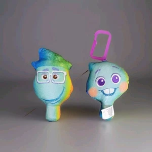 Disney Pixar Soul McDonalds Happy Meal Toy Joe Gardner 2 Sided Plush & 22 Clip - Picture 1 of 8