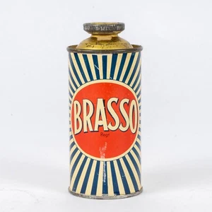 Vintage Brasso Metal Polish Dome Top Tin Can Full 6.5 Oz. - Picture 1 of 8